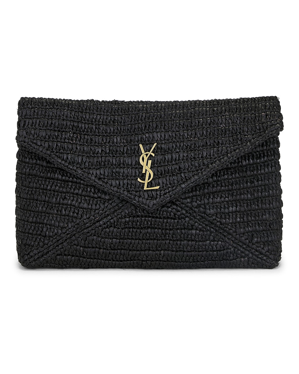 

Большой конверт-мешочек Saint Laurent, Nero