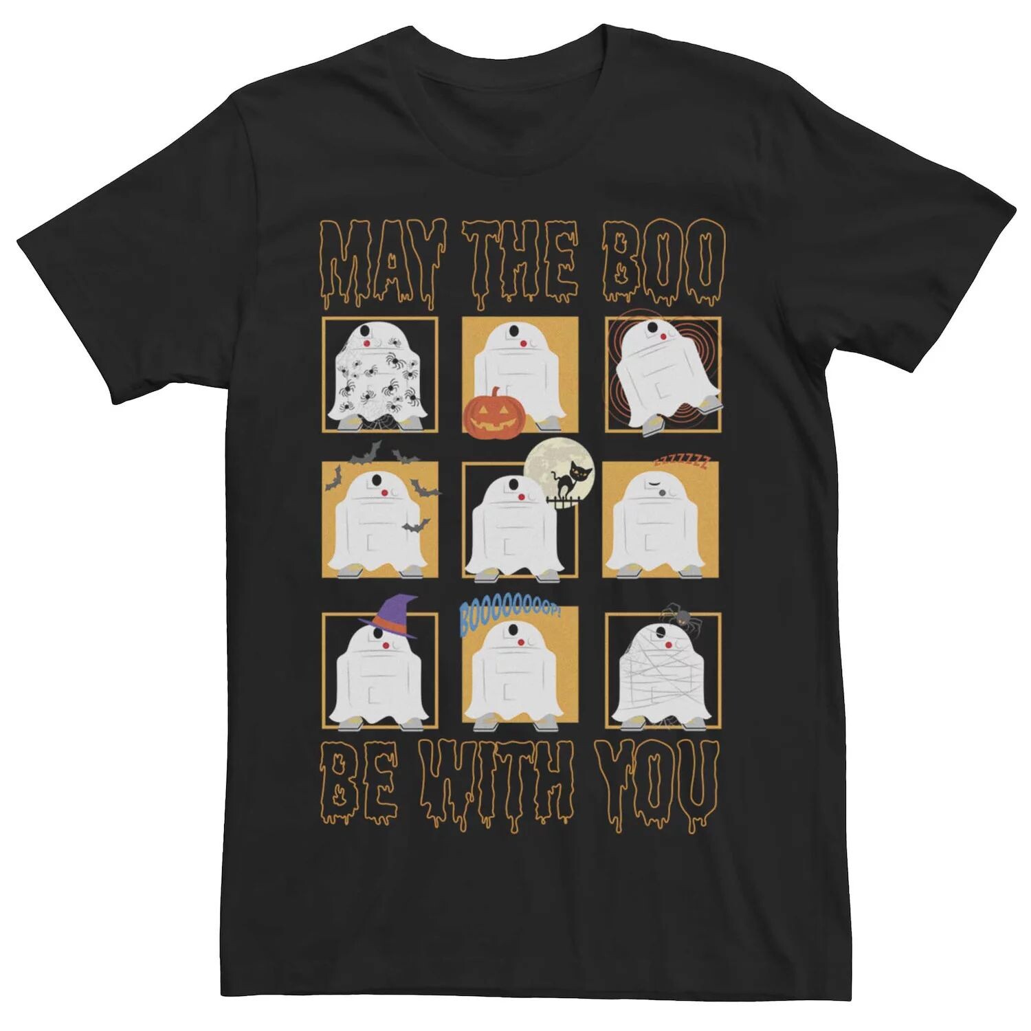 

Мужская костюмная футболка «Звездные войны R2-D2 May The Boo Be With You» Licensed Character