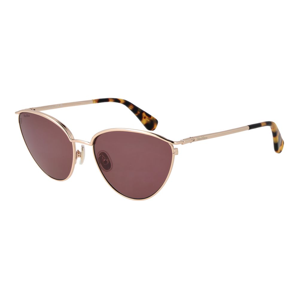 

Золотые женские солнцезащитные очки Max Mara, Gold
