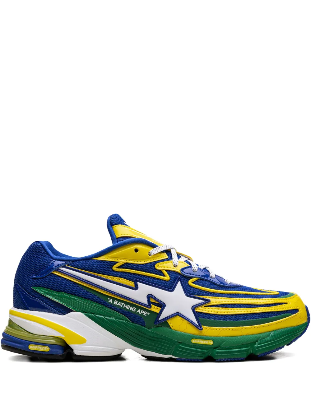 

Кроссовки Orketro 'Bape Yellow Blue Green' Adidas, синий