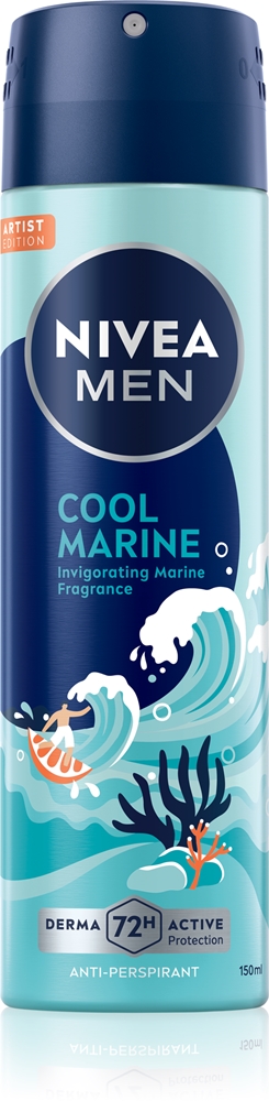 

Антиперспирант-Спрей с морским ароматом для мужчин Nivea, 150 мл