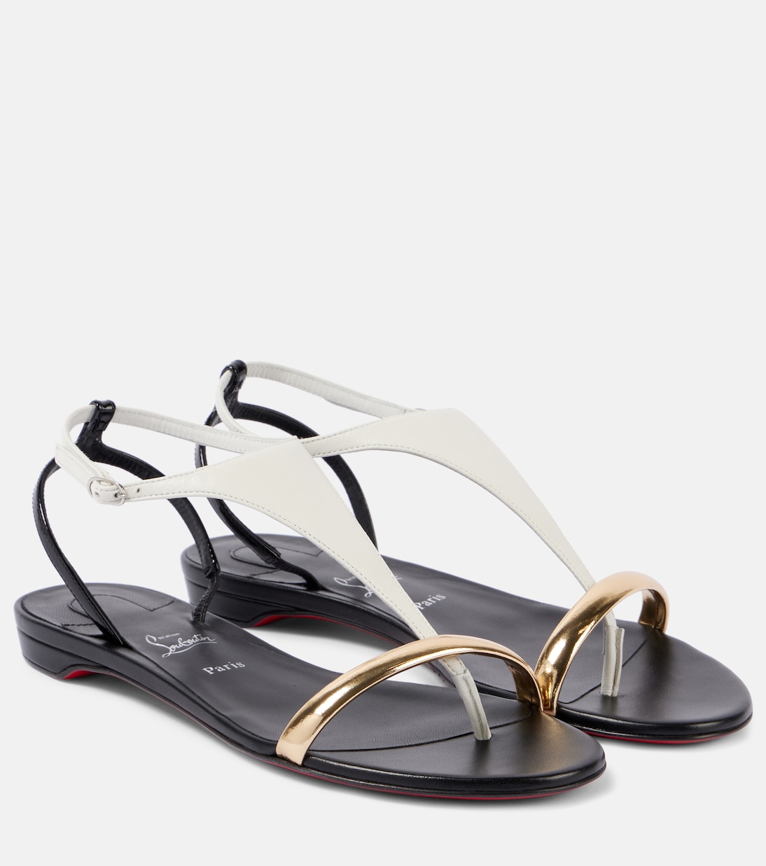 Кожаные сандалии Athinita Christian Louboutin, Vers Multi