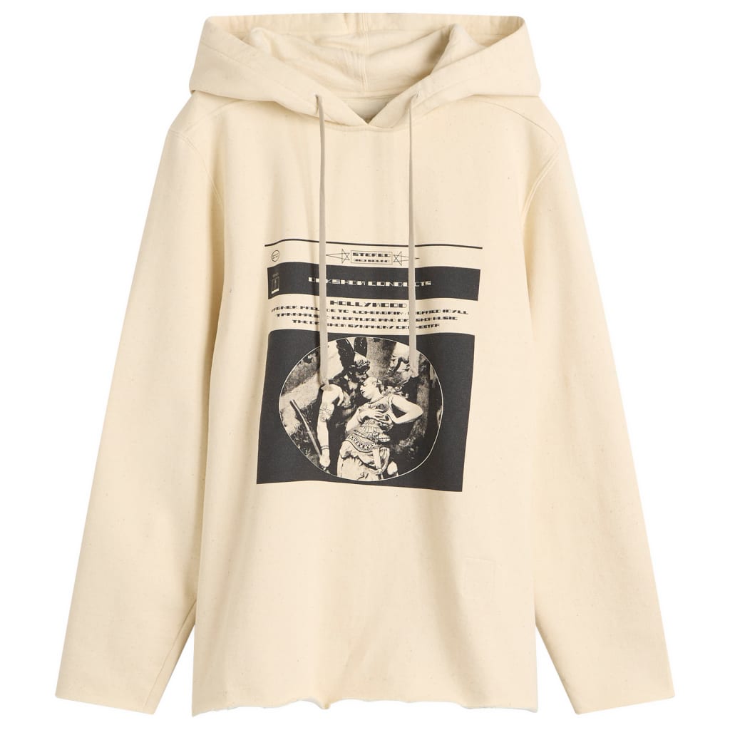 

Оверсайз худи Rick Owens Drkshdw, мультиколор