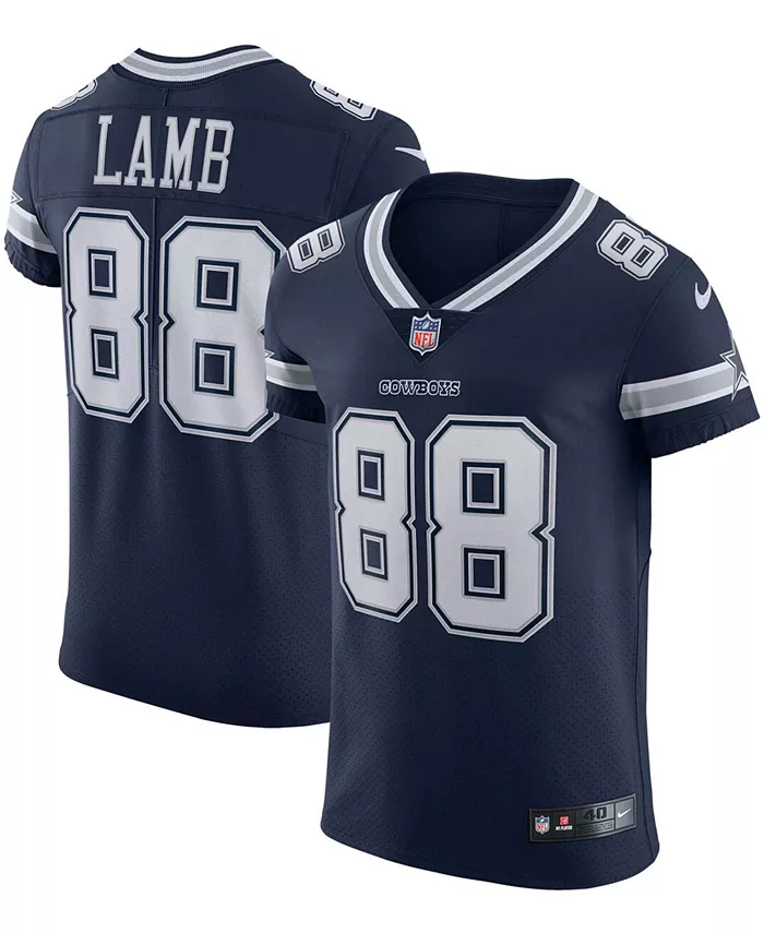 

Мужская альтернативная элитная джерси Dallas Cowboys Vapor с именем CeeDee Lamb Nike, мультиколор