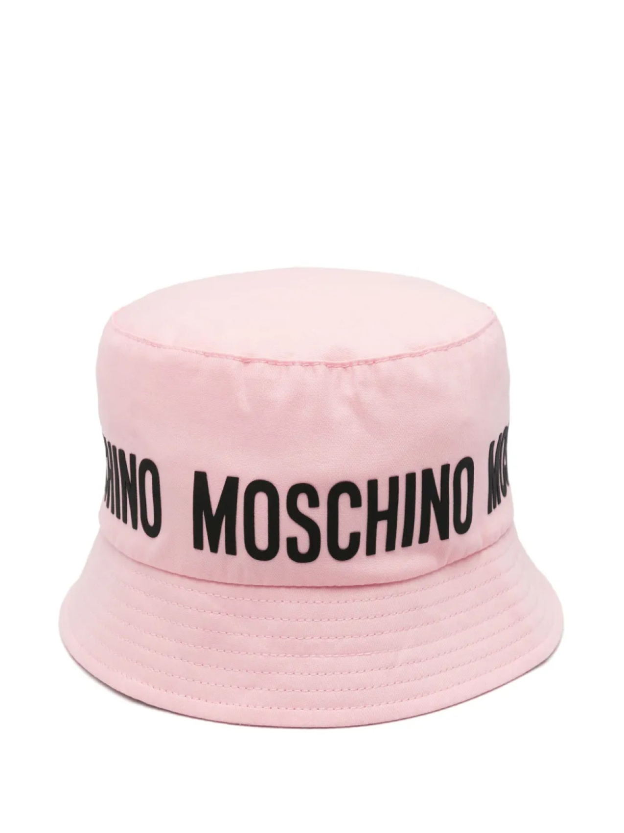 

Moschino Kids панама с логотипом, розовый