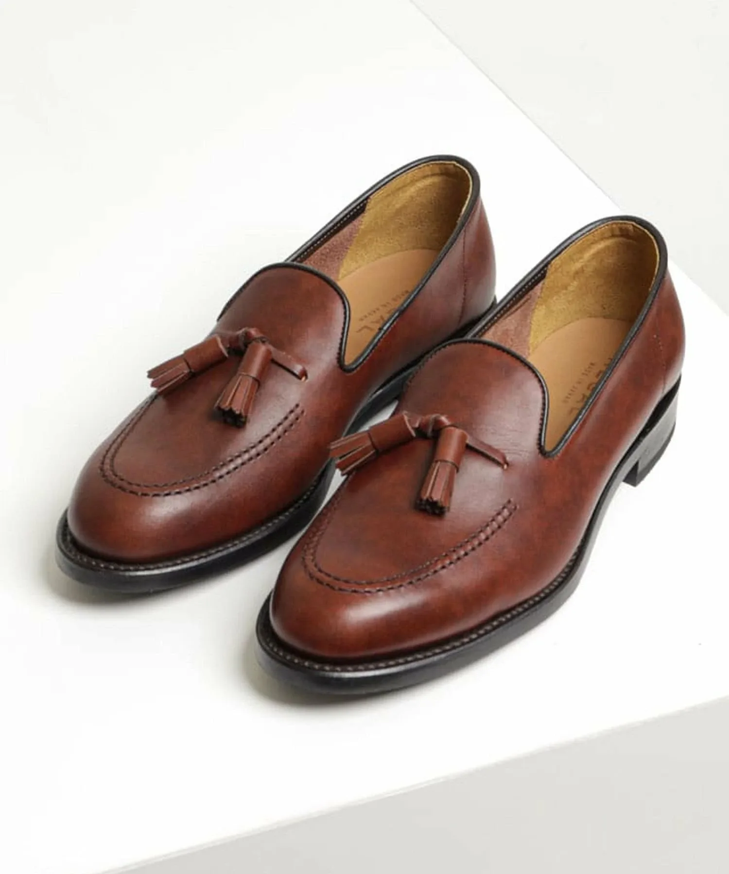 Деловые туфли Regal 13GL коричневого цвета с кисточками Regal, brown — фото 3