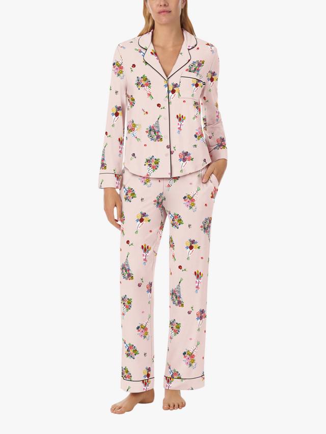 

Причудливый комплект пижамы Whimsical Bouquets kate spade new york, Pale Pink/Multi