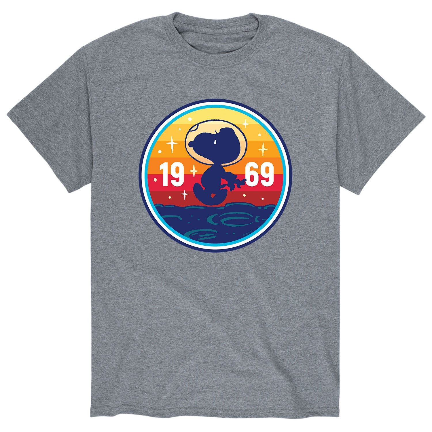 

Мужская футболка Peanuts 1889 Space Badge Licensed Character