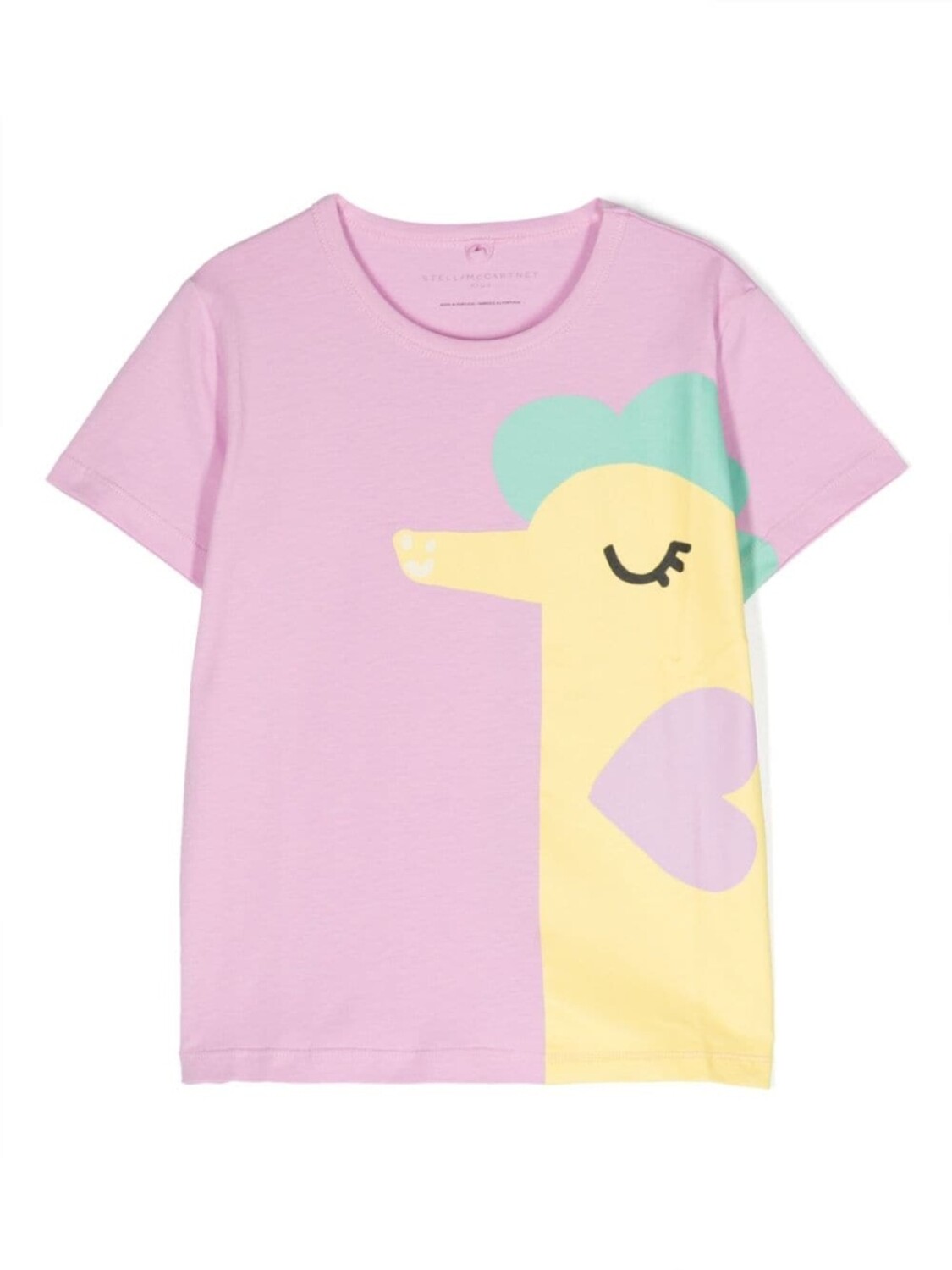 

Stella McCartney Kids футболка с принтом, розовый