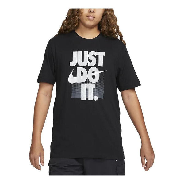 

Футболка Nike Sportswear Just Do It Logo T-Shirt 'Black', черный