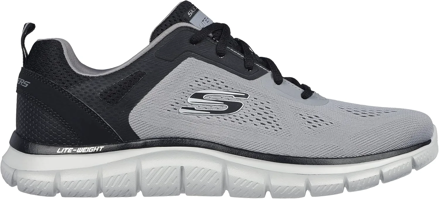 Мужские кроссовки Skechers Track Broader, серый/черный — фото 4