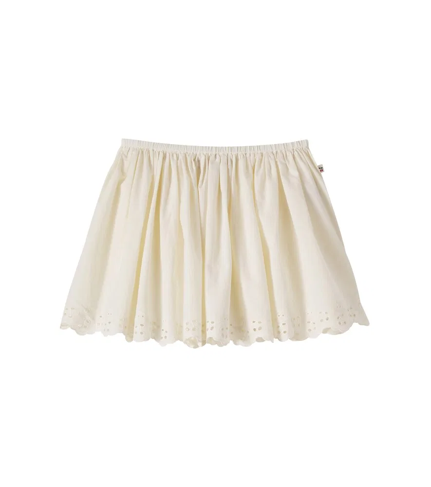 Шорты Posey из английской вышивки с вышивкой Konges Sløjd, белый