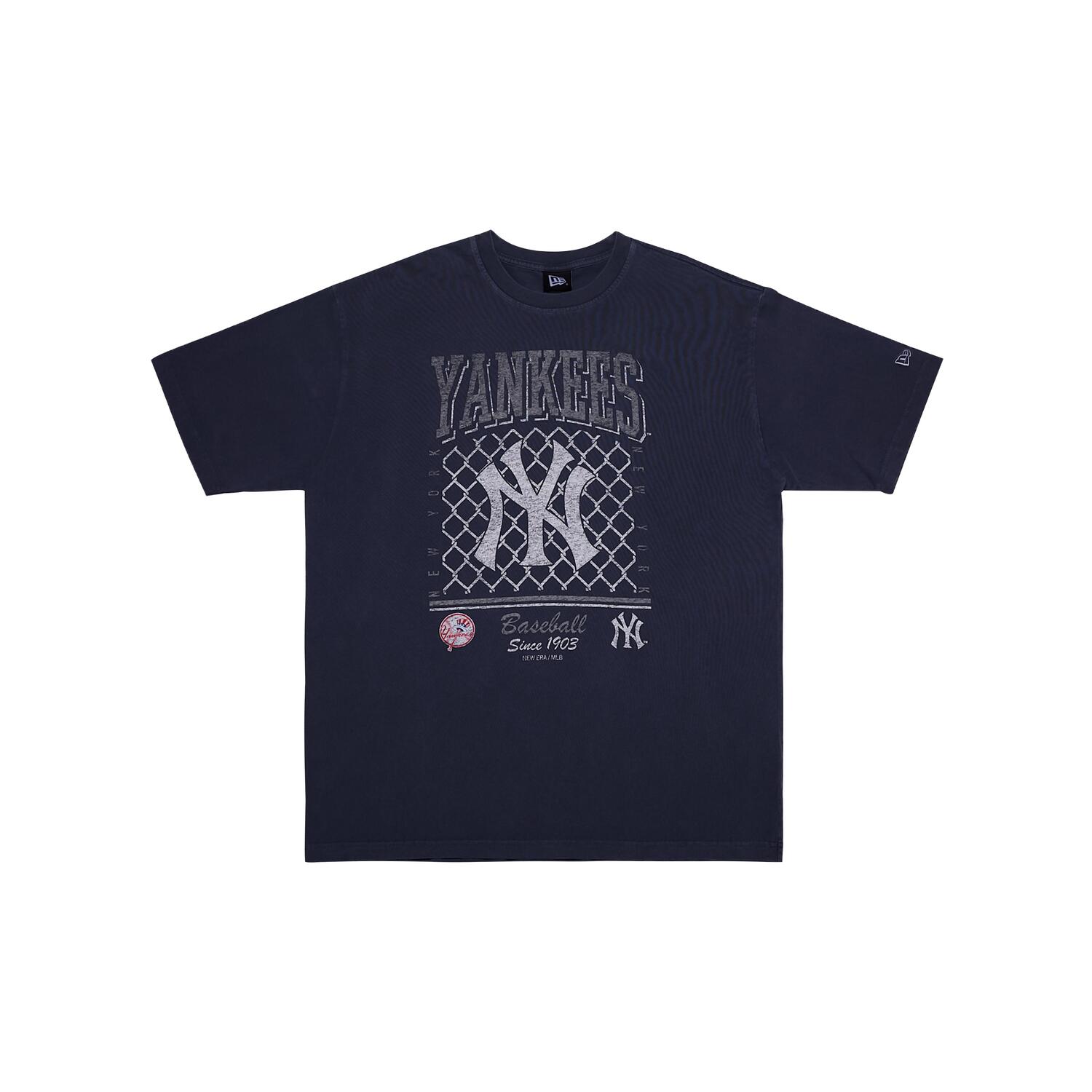 

New Era Спортивная футболка с коротким рукавом дышащая с принтом NY короткий рукав унисекс парная navy blue, Синий, New Era Спортивная футболка с коротким рукавом дышащая с принтом NY короткий рукав унисекс парная navy blue