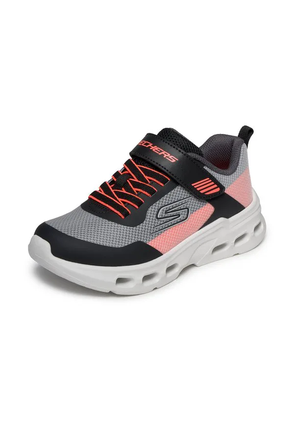 Кроссовки skechers glidestep drift Skechers, Black White Textile Synthetic Orange Trim — фото 2