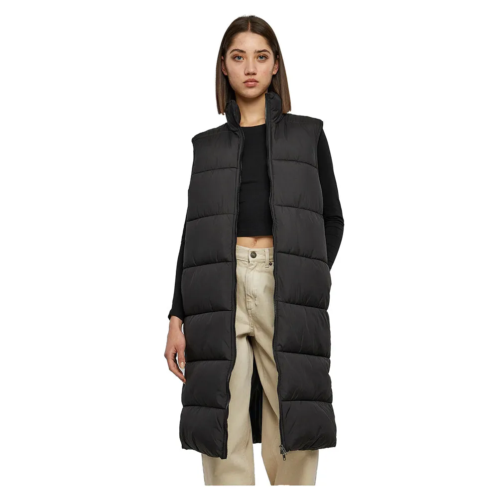 

Жилет Urban Classics Long Puffer, черный