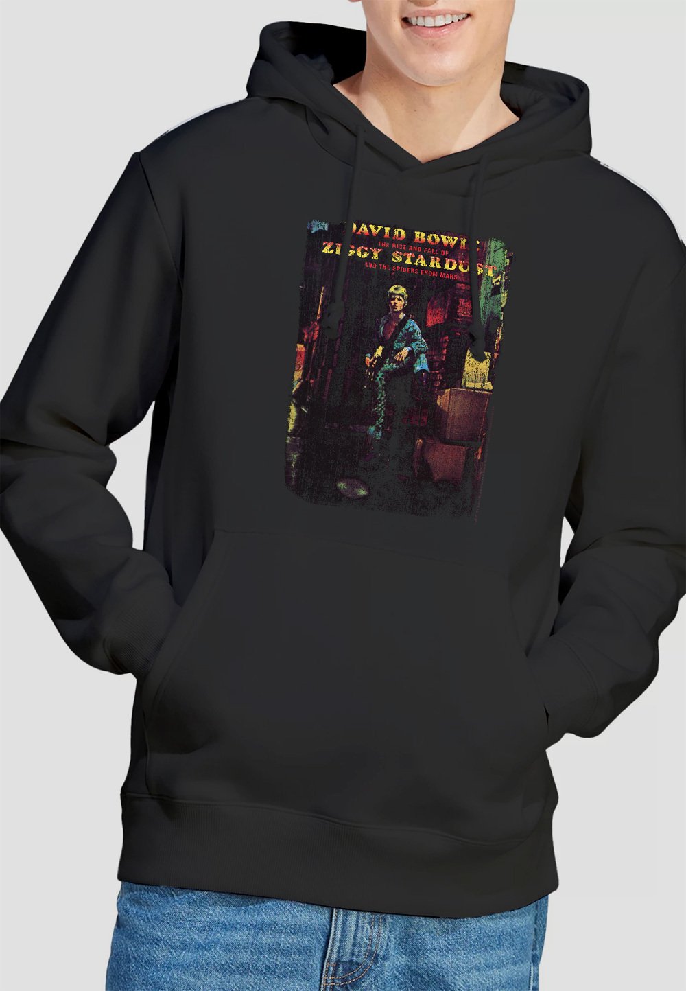 

Толстовка DAVID BOWIE ZIGGY STARDUST ALBUM Cotton Soul, черный