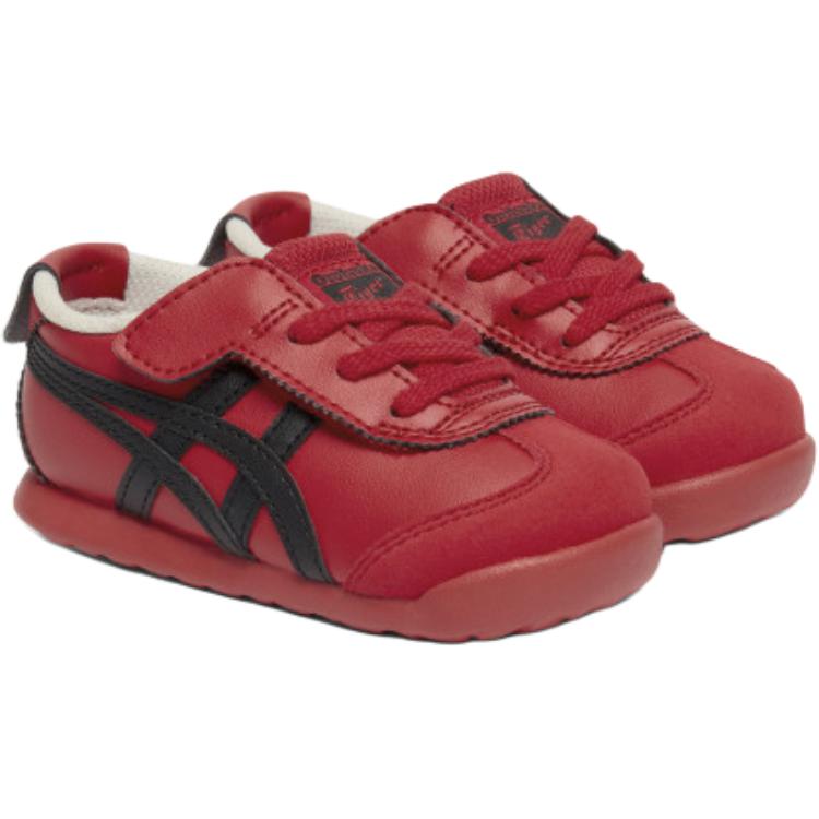 Onitsuka Tiger Mexico 66 Synthetic Leather детские туфли Red для малышей — фото 3