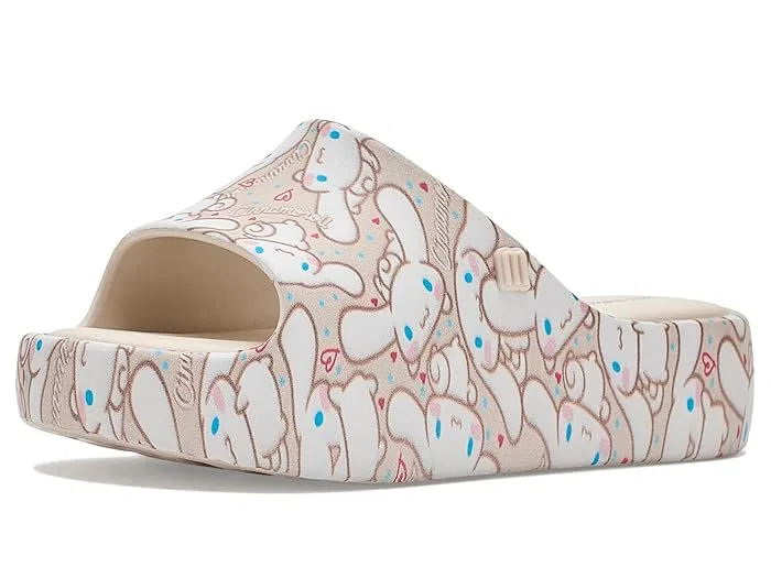 Сандалии Free Platform Slide + Hello Kitty And Friends Mini Melissa, Beige/Brown — фото 2