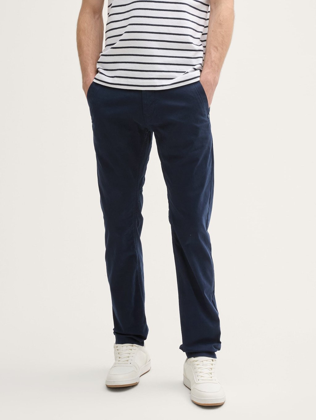 

Брюки TAPERED CHINO TOM TAILOR, темно-синий