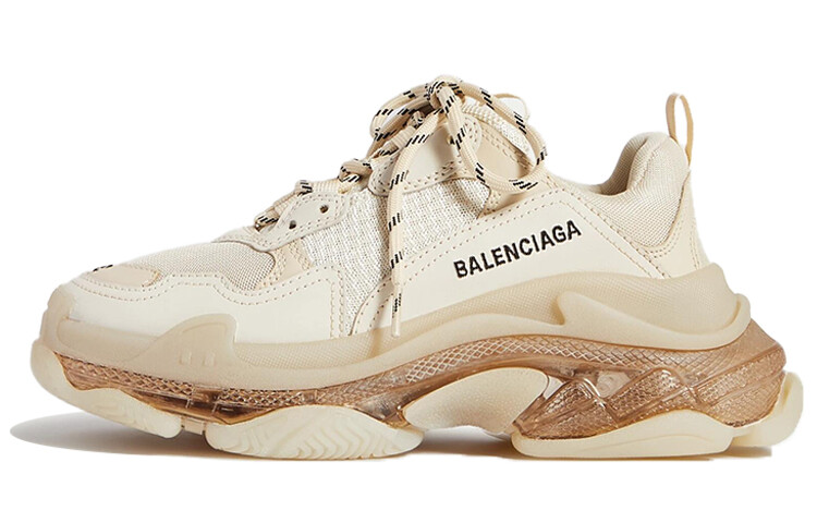 

Кроссовки Balenciaga Triple S Clear Sole Beige Women's