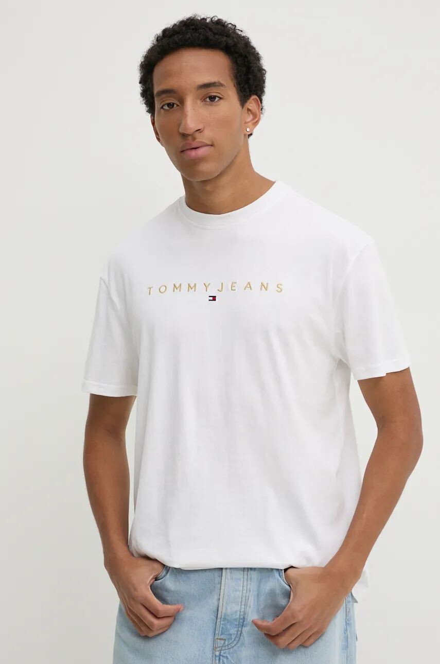 

Хлопковая футболка Tommy Jeans, белый