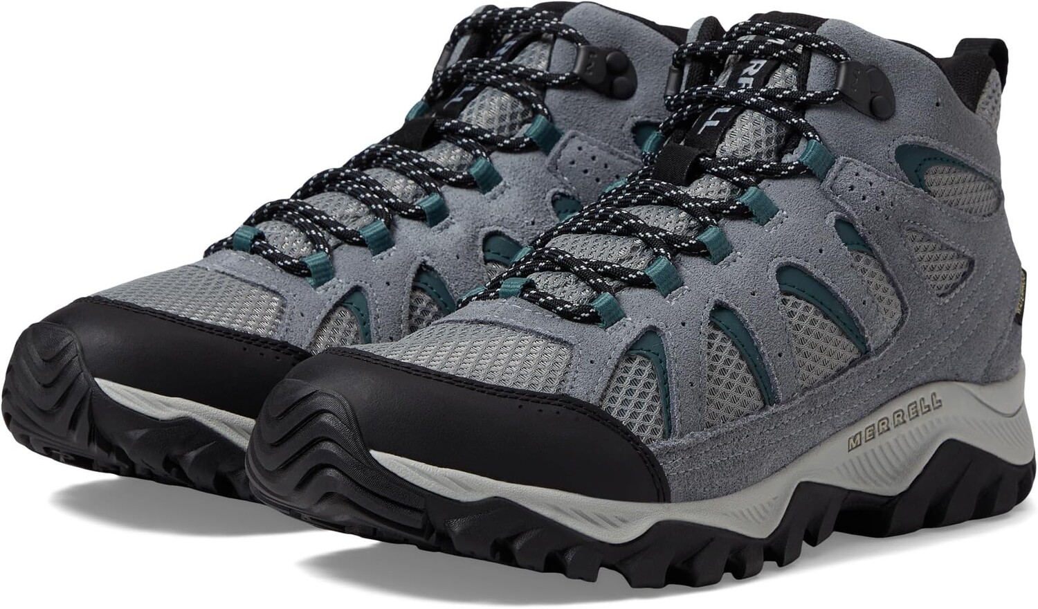 

Походная обувь водонепроницаемая Oakcreek Mid Waterproof Merrell, цвет Monument/Seamoss