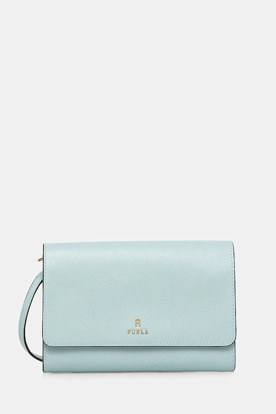 

Кожаная сумка Furla, бирюзовый