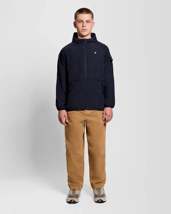 Ветровка с капюшоном Lyle & Scott, темно-синий — фото 2