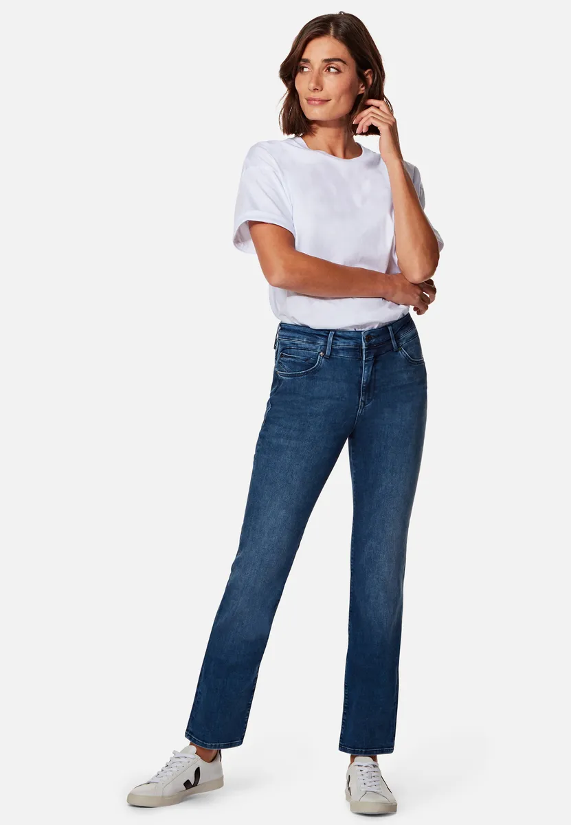 

Прямые джинсы Mavi "KENDRA", брюки прямого кроя, цвет Indigo Blue Sateen Str