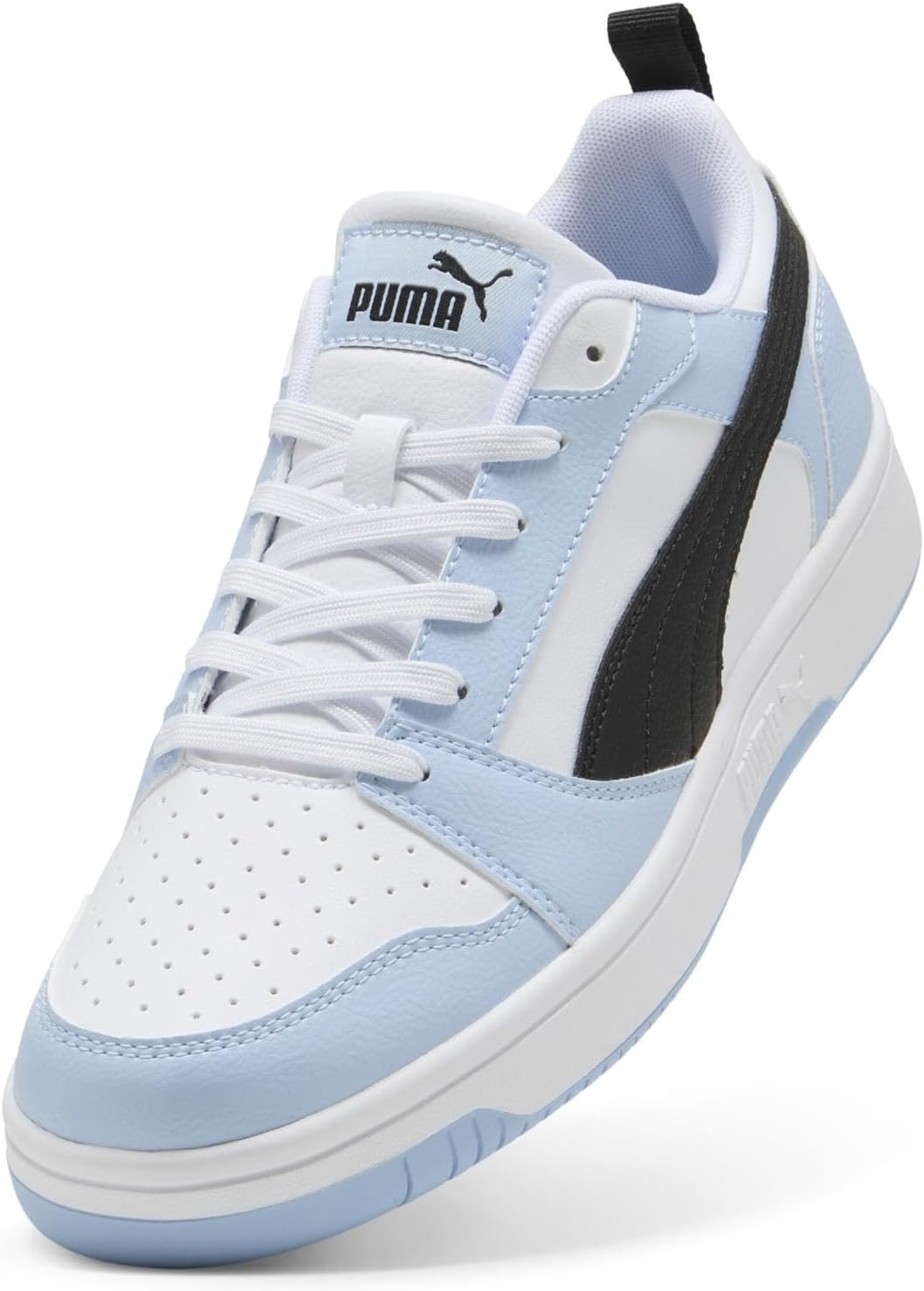 Мужские низкие кроссовки PUMA, белый/черный — фото 4