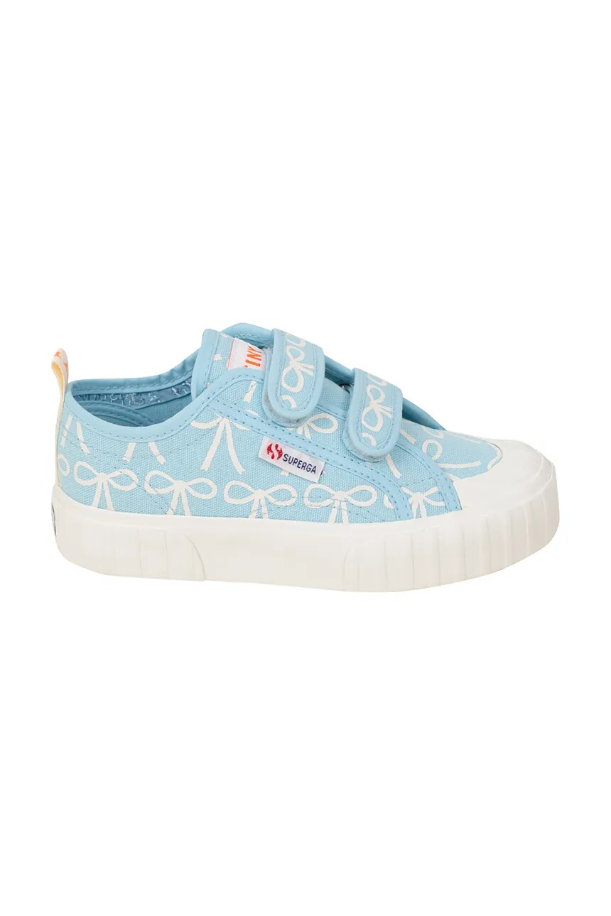 

Детские кроссовки BOWS SNEAKERS X SUPERGA Tinycottons, синий