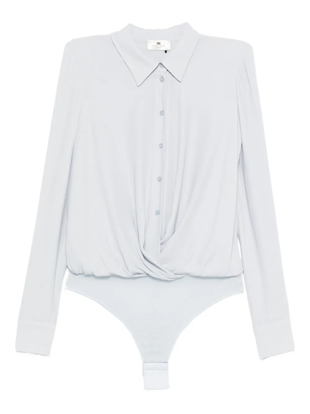 

Боди с драпировкой Elisabetta Franchi, синий