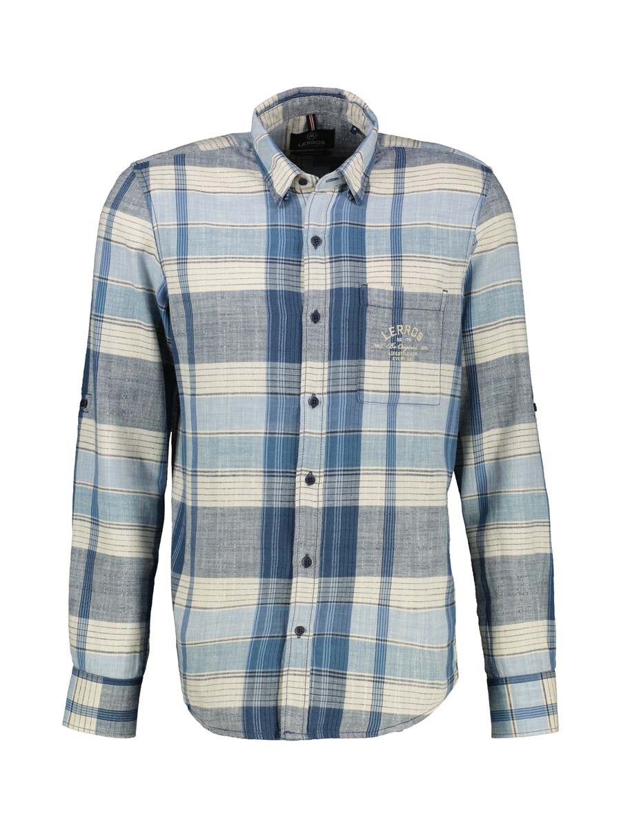 

Рубашка на пуговицах классического кроя LERROS, Blue/Light blue