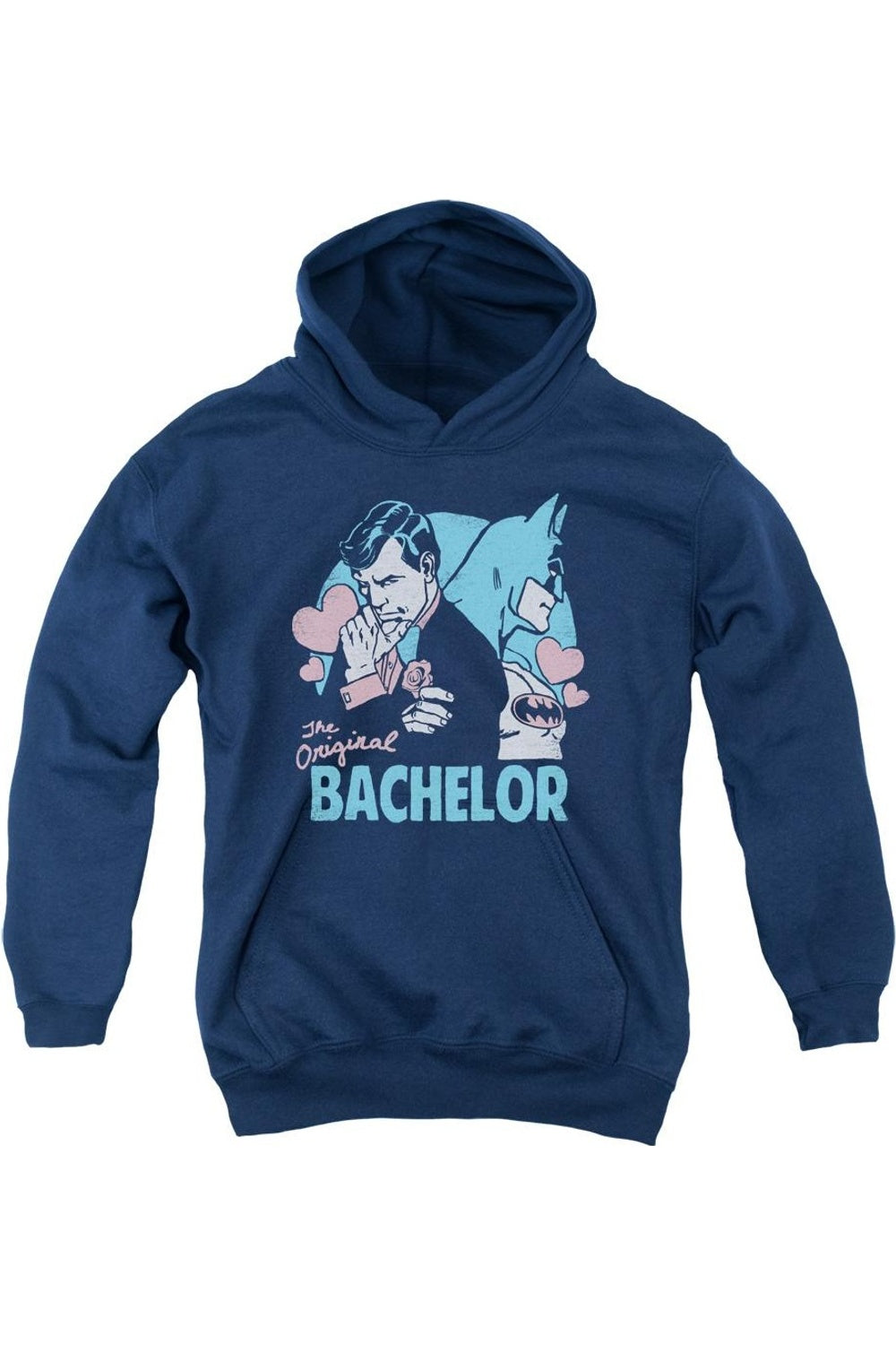 

Толстовка с капюшоном DC Comics Bachelor Youth Gildan, темно-синий
