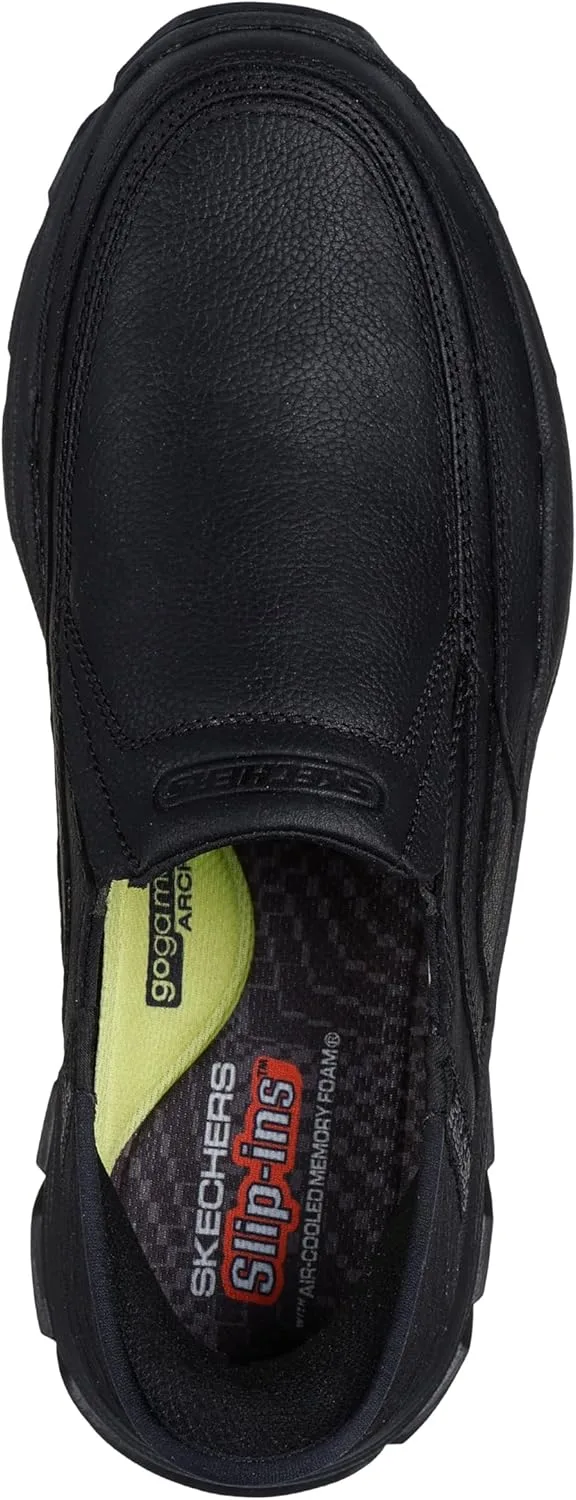 Мужские лоферы Skechers USA Respected Elgin 204810, черный — фото 3