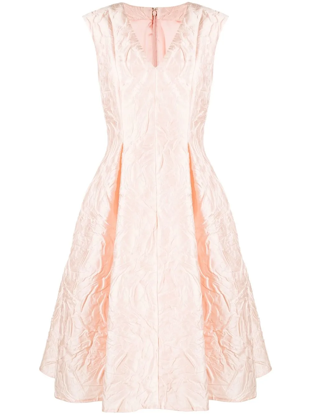 

Жаккардовое платье A-силуэта Talbot Runhof, розовый