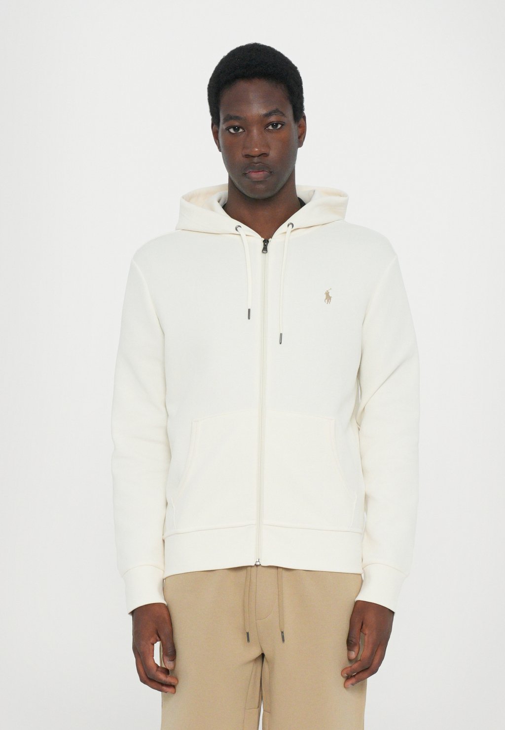 

Толстовка на молнии DOUBLE-KNIT FULL-ZIP HOODIE Polo Ralph Lauren, золотой