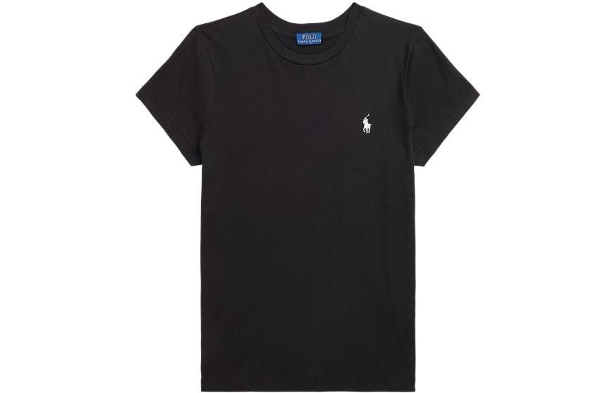 Футболка женская черная Polo Ralph Lauren — фото 2