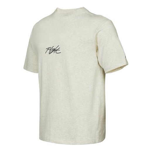 

Футболка Air Jordan Flight Essentials Logo Sports Short Sleeve Men's Creamy/White DA9890-141, кремовый
