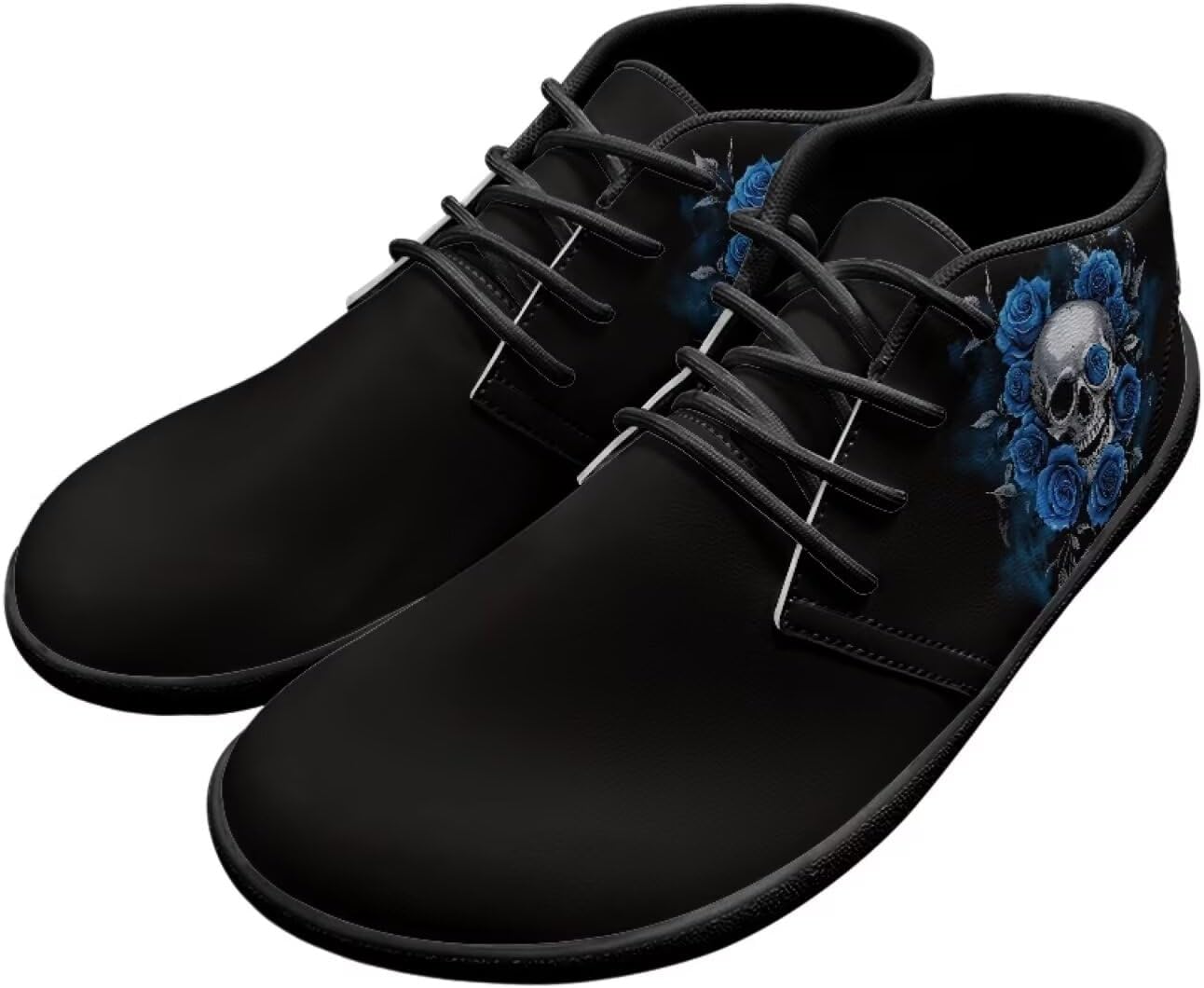 

Мужские кроссовки для ходьбы с широким носком, стильная нескользящая подошва с нулевым перепадом высоты, обувь для бега Xixirimido, синий