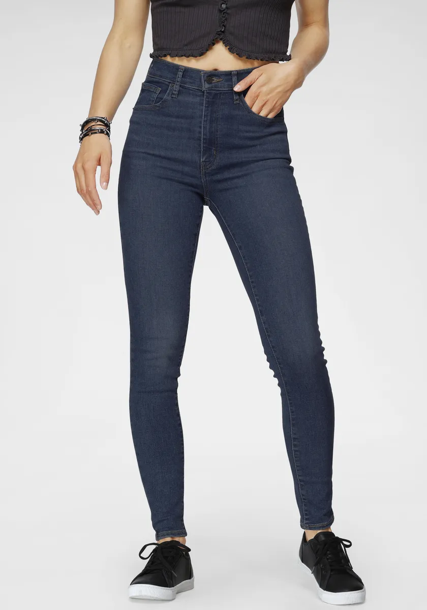 

Джинсы Levi's скинни "Mile High Super Skinny", завышенная талия, синий