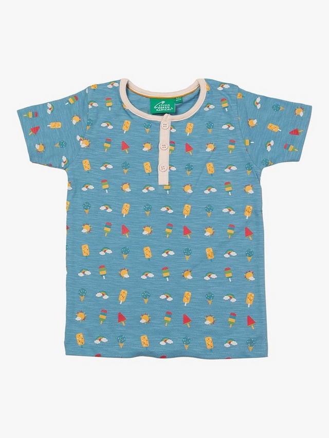 

Детская футболка summer days Little Green Radicals, цвет Corn Silk Blue