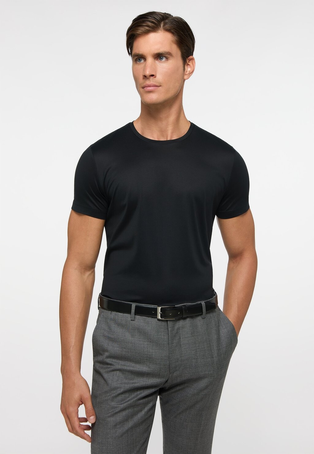 

Футболка базовая SOFT TAILORING Eterna, цвет schwarz