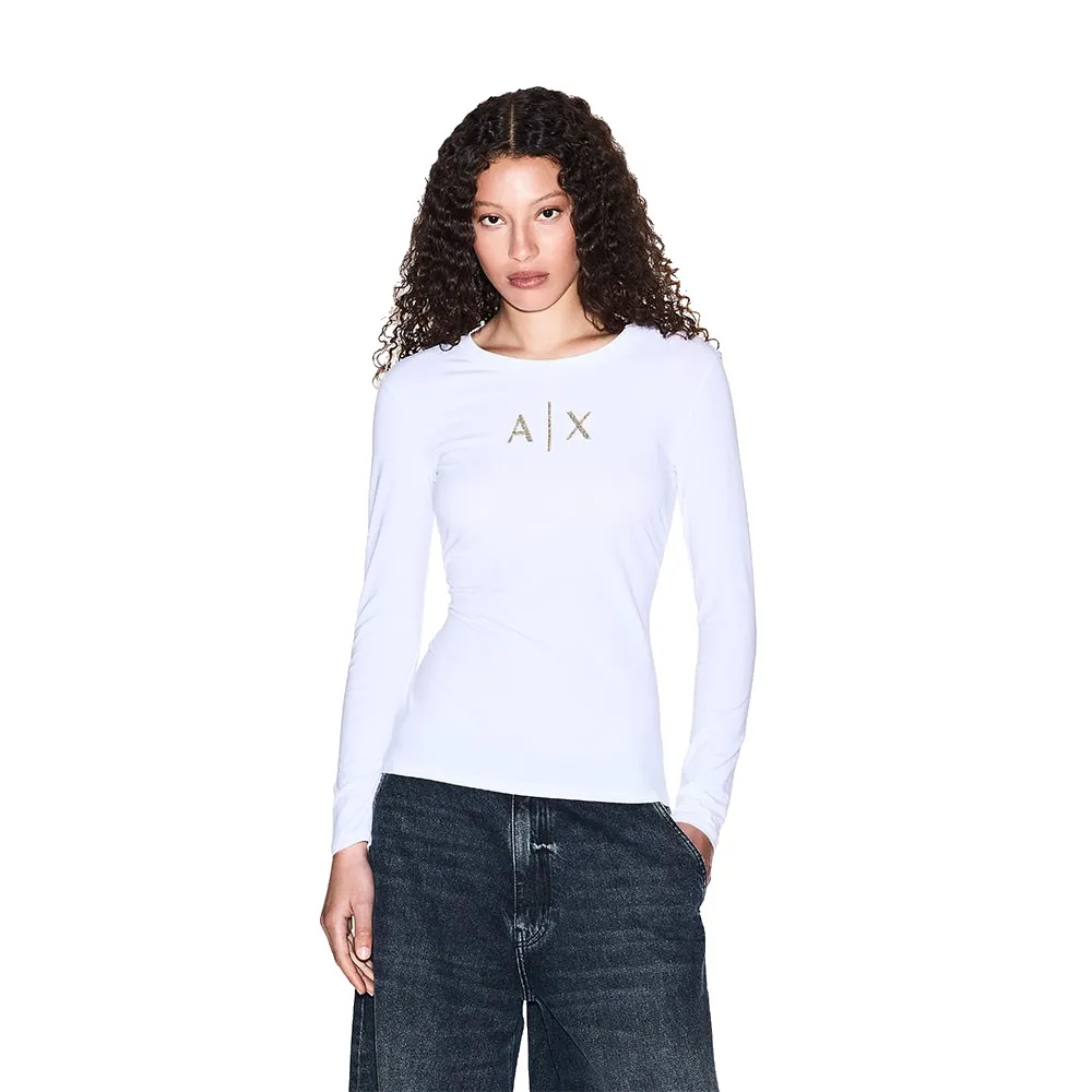 

Футболка с длинным рукавом Armani Exchange XW001365_AF16294, белый