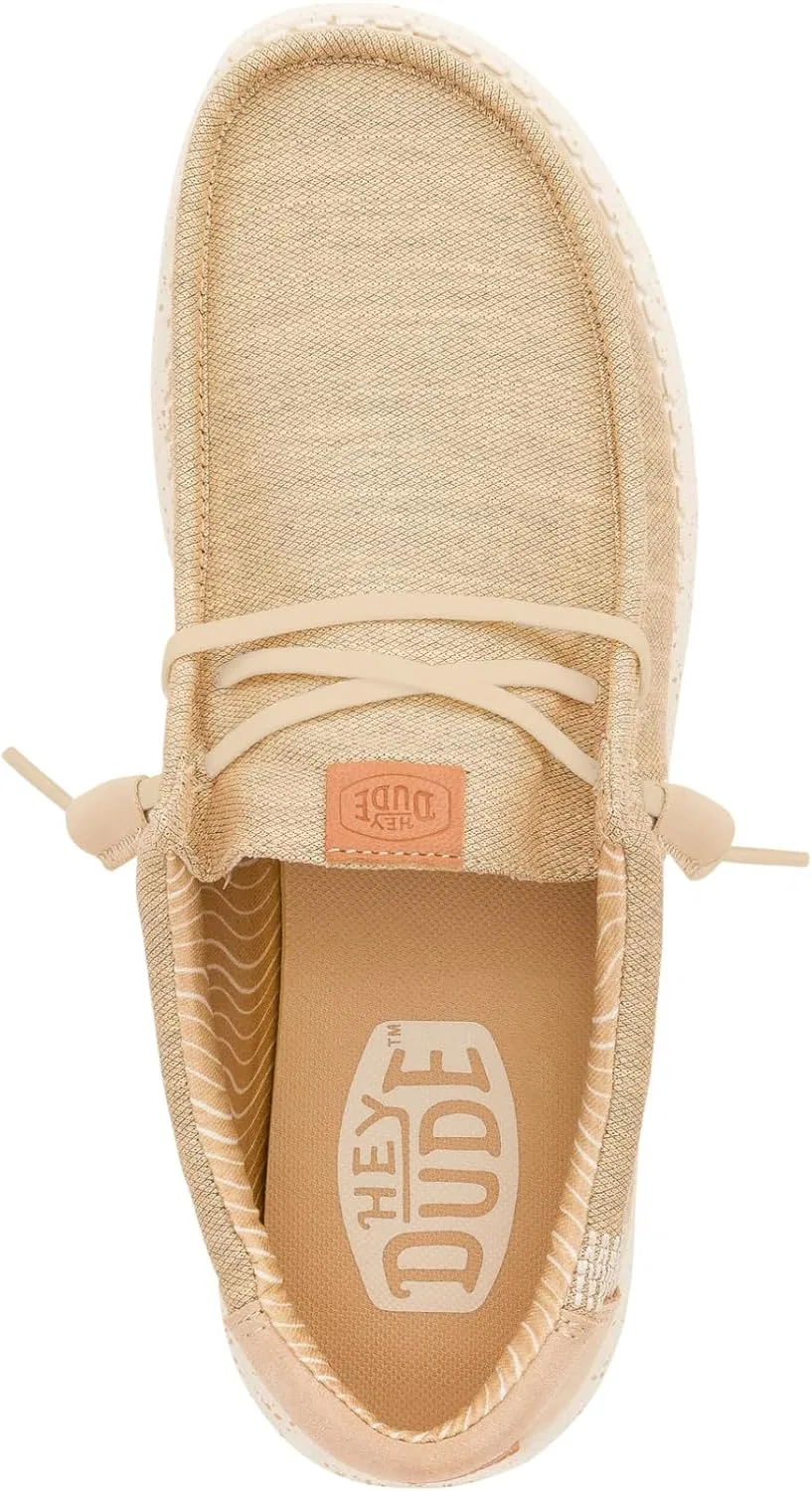 Мужские слипоны Heydude Wally Elevated Basics в стиле мокасин, Khaki White — фото 4