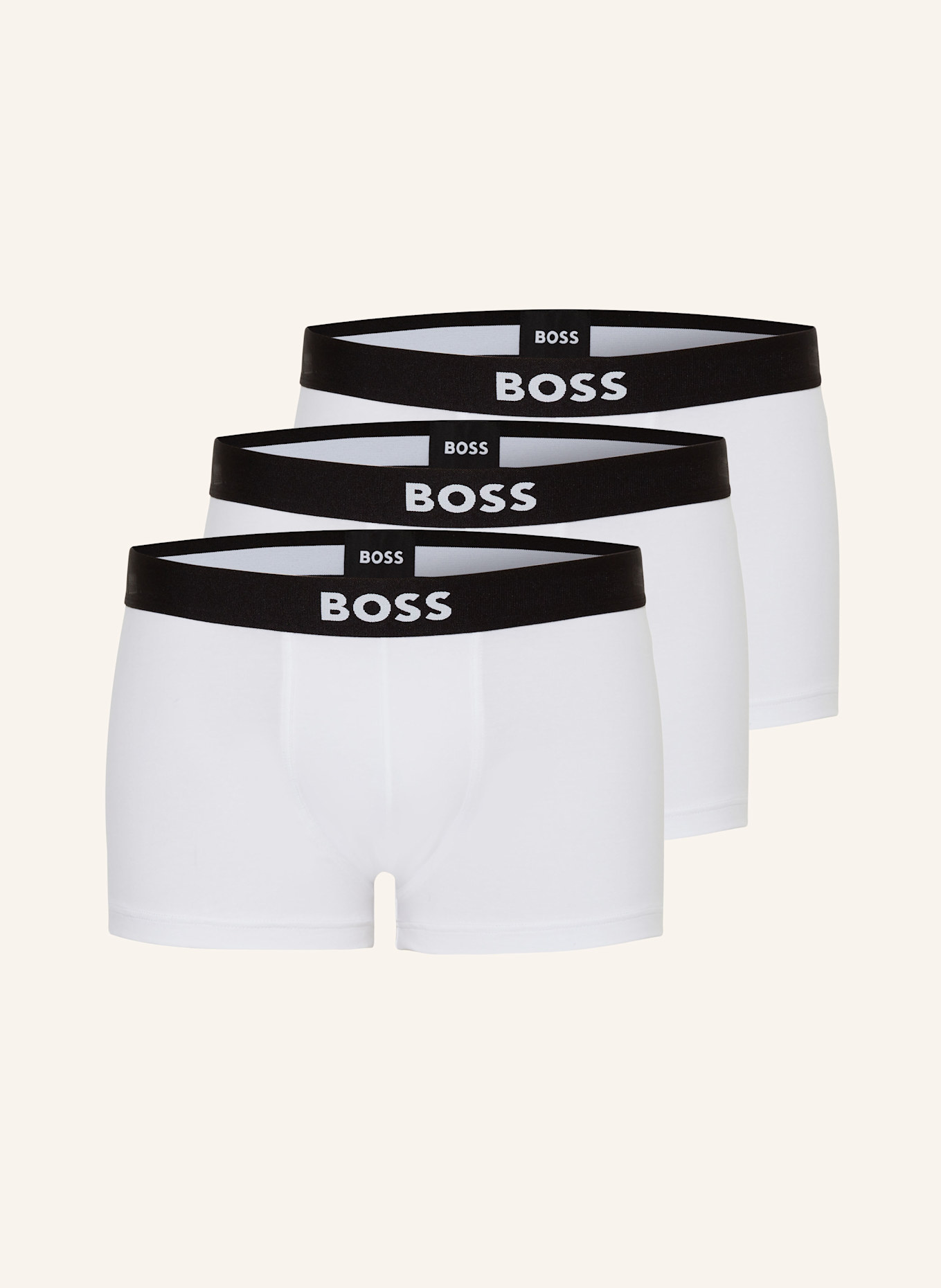 

3 пары трусов-боксеров один Boss, белый