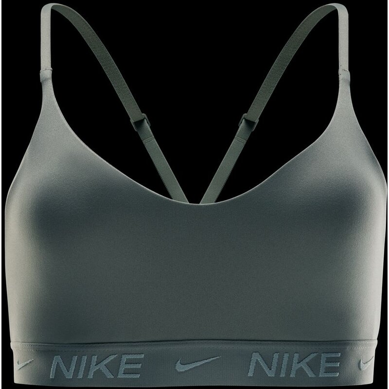 

Рубашка с бюстгальтером nk df indy lgt spt Nike, цвет light army