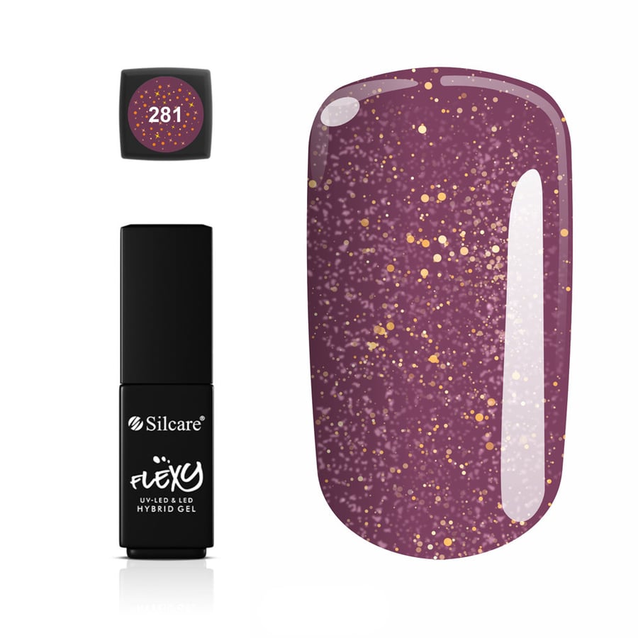 

Гибридный лак для ногтей Silcare Flexy 281 4,5 г