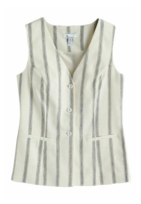 Жилет Next, Ecru Stripe