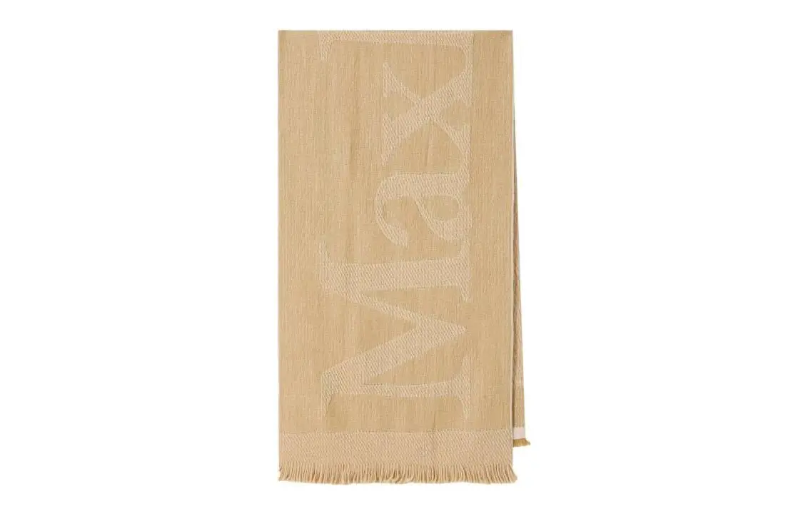 

Вязаный шарф женский кофейного цвета MaxMara, Coffee